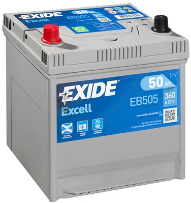 Autobaterie EXIDE Excell 50Ah, 12V, EB505 (EB505)